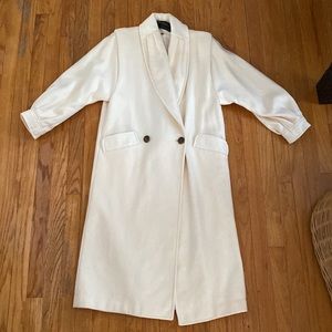 White/Cream Pea Coat